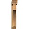 Ekena Millwork Westlake Traditional Rough Sawn Bracket w/ Offset Brace, Western Red Cedar, 6"W x 32"D x 32"H BKT0604X32X32WTL01RWR - alternate 4